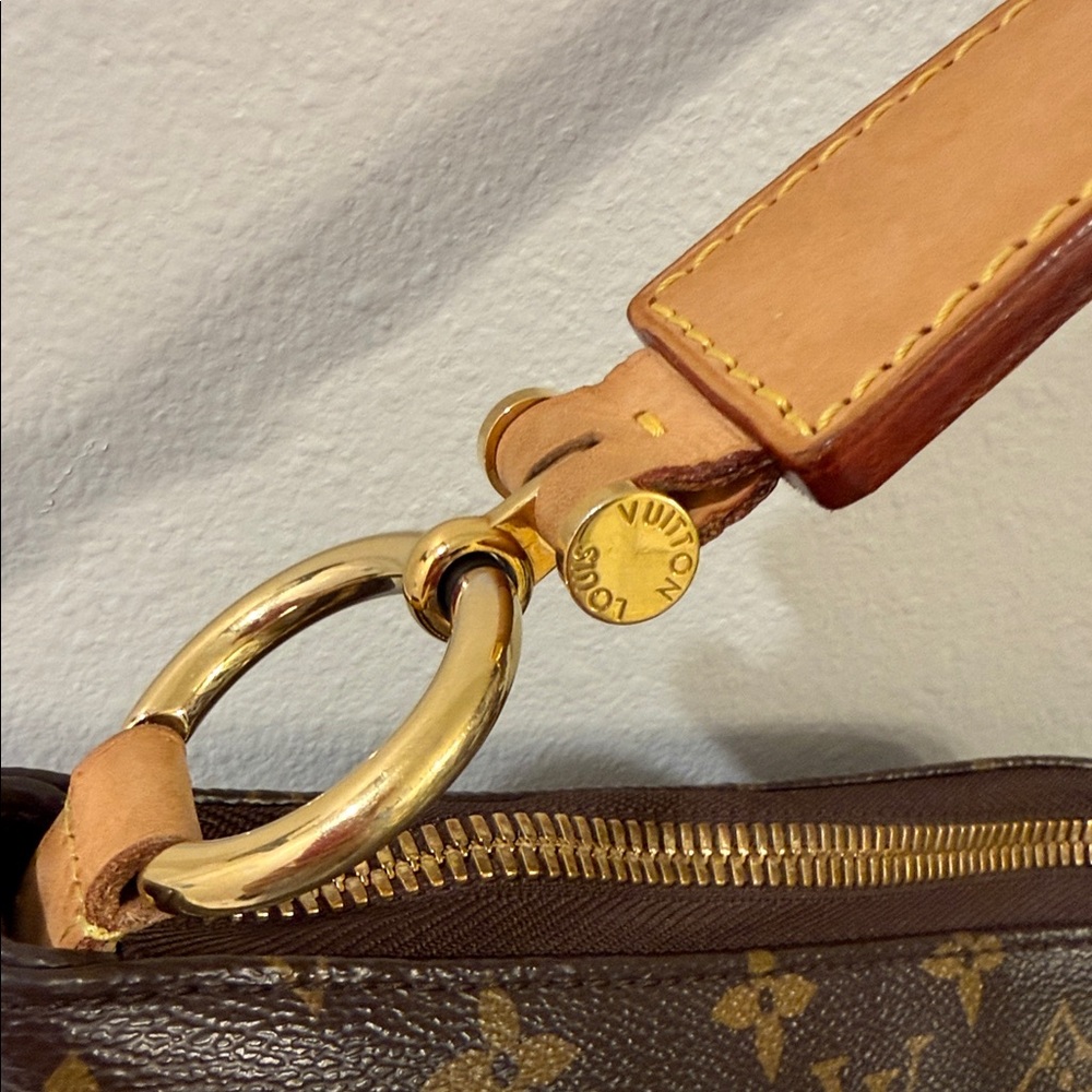 Louis Vuitton Sully PM Brown Monogram Hobo Bag with Gold Hardware - Picture 4 of 17